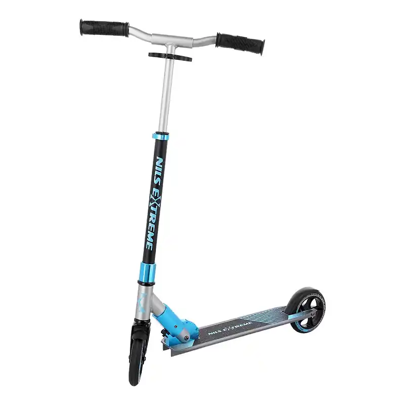 Koloběžka NILS Extreme HD145 grafit/modrá Jen Po Omezenou Doba