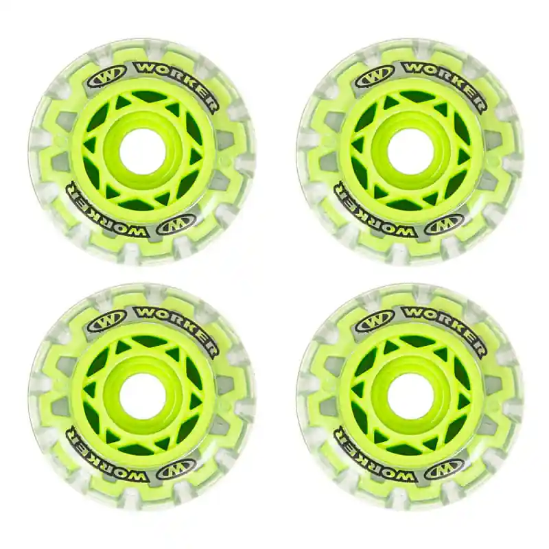 Náhradní kolečka na kolečkové brusle WORKER TriGo Skate 64mm Nejlepší Cena