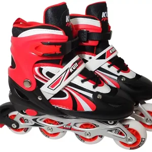 Dětské inline brusle roztahovací CS310K červené velikost 33-37 Ověřený