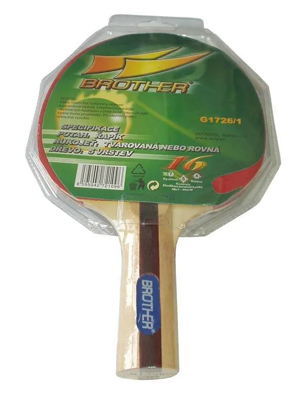 Pálka na stolní tenis (Pingpongová pálka) BROTHER 1star - 1 Cenová Bomba