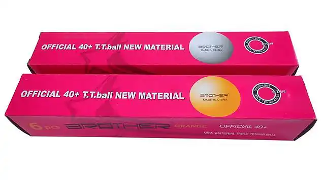 Míčky na stolní tenis 6ks 40mm G1807/40 - 40 Bezpečná Platba