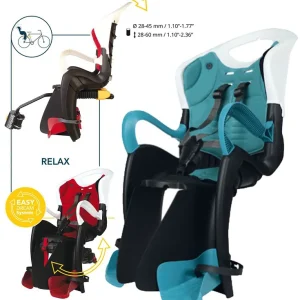 Dětská sedačka na kolo Bellelli TIGER relax s B-FIX upínáním zelená Autentický