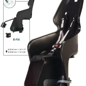 Dětská sedačka na kolo Bellelli LOTUS s upínacím systémem B-FIX černá Nejlepší Volba