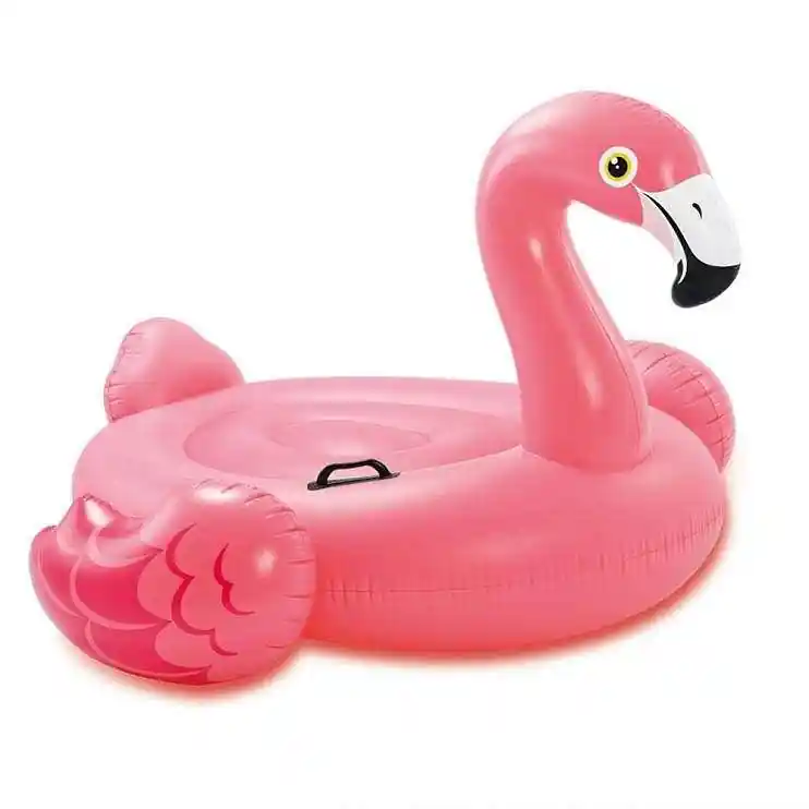 Nafukovací zvířátko - ostrov INTEX 56288 Plameňák 218 x 211 x 136 cm - růžová Speciální Cena