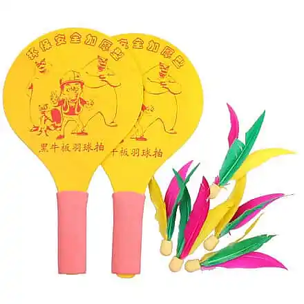 Nejlepší Cena Battledore dřevěné pálky na badminton žlutá