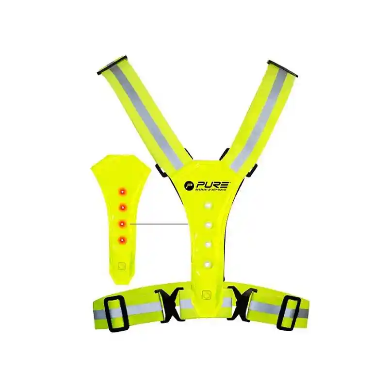 Reflexní vesta běh/cyklo P2I S LED OSVĚTLENÍM Zlevněný