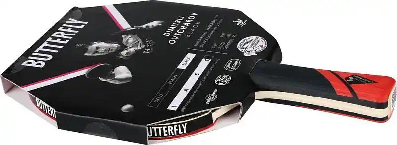 Sleva Pálka na stolní tenis BUTTERFLY - Ovtcharov Black