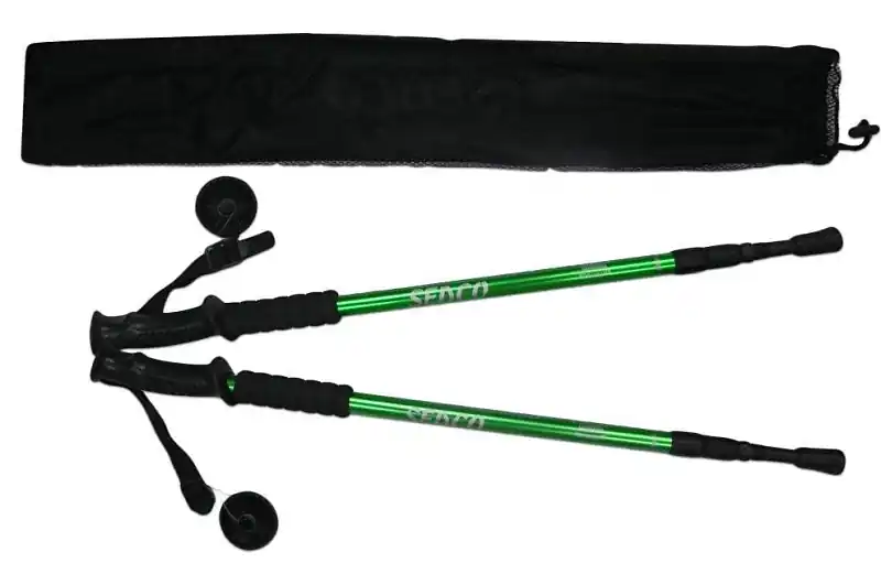Bezpečná Platba Trekové teleskopické hole SEDCO TRACKING ECO 65-135 cm + obal - zelená