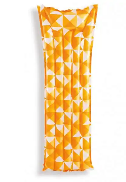 Poslední Šance Lehátko nafukovací MOSAIC Intex 59712 183 x 69 cm - oranžová