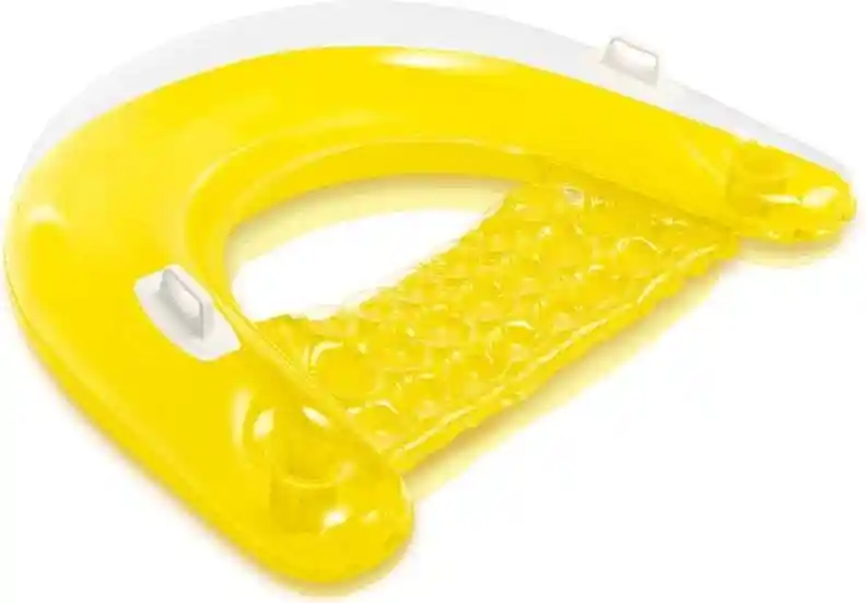 Jen Po Omezenou Doba Nafukovací lehátko INTEX 58859 SIT N FLOAT 147x99cm - žlutá