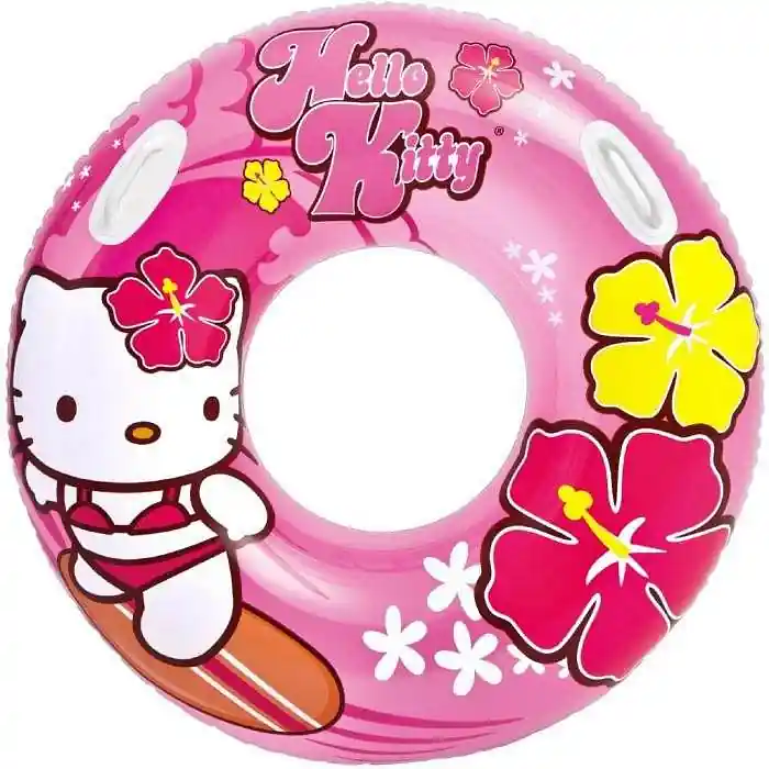 Kruh plavecký HELLO KITTY 97 cm - růžová Hit Sezóny