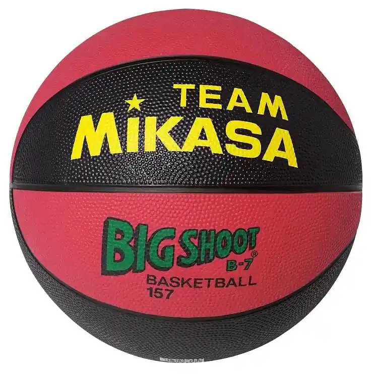 Akční Cena Míč basketbalový MIKASA 157 BigShoot 7 červeno/černý - červená