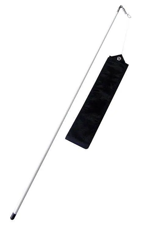 Finální Výprodej Gymnastická stuha OFFICIAL FANTASIA + tyčka - Černá