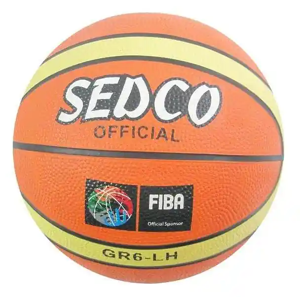 Ověřený Míč basket SEDCO ORANGE SUPER 6 - hnědá