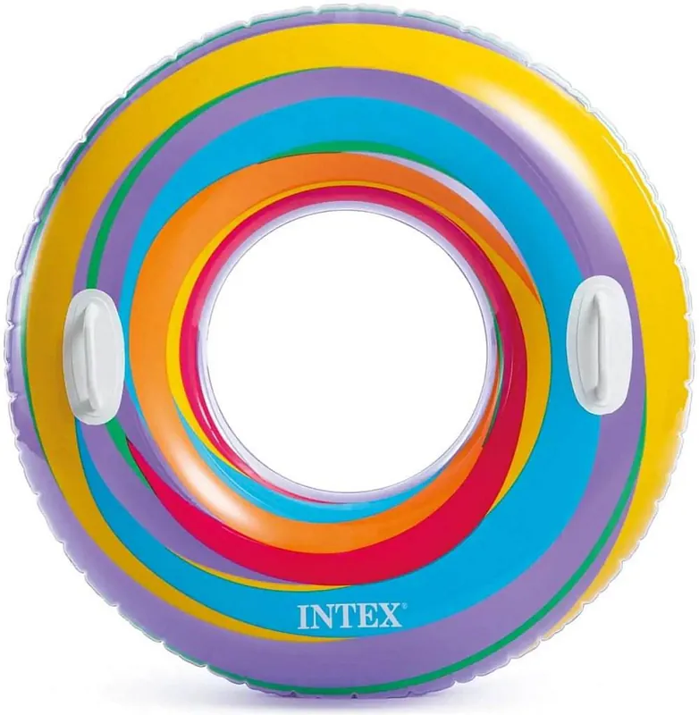 Cenová Bomba Kruh plavecký Intex 59256 nafukovací 91 cm - fialová