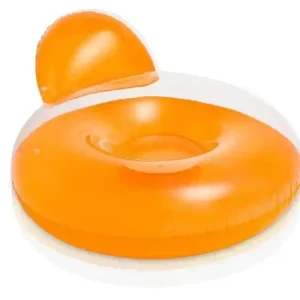Vysoce Kvalitní Lehátko nafukovací INTEX 58889 137x122 - oranžová