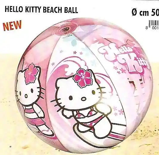 Zlevněný Míč plážový HELLO KITTY 50CM - růžová