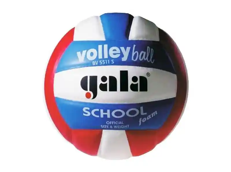 Míč volejbal SCHOOL FOAM 5511S GALA barva červeno/bílo/modrý Rychlé Dodání