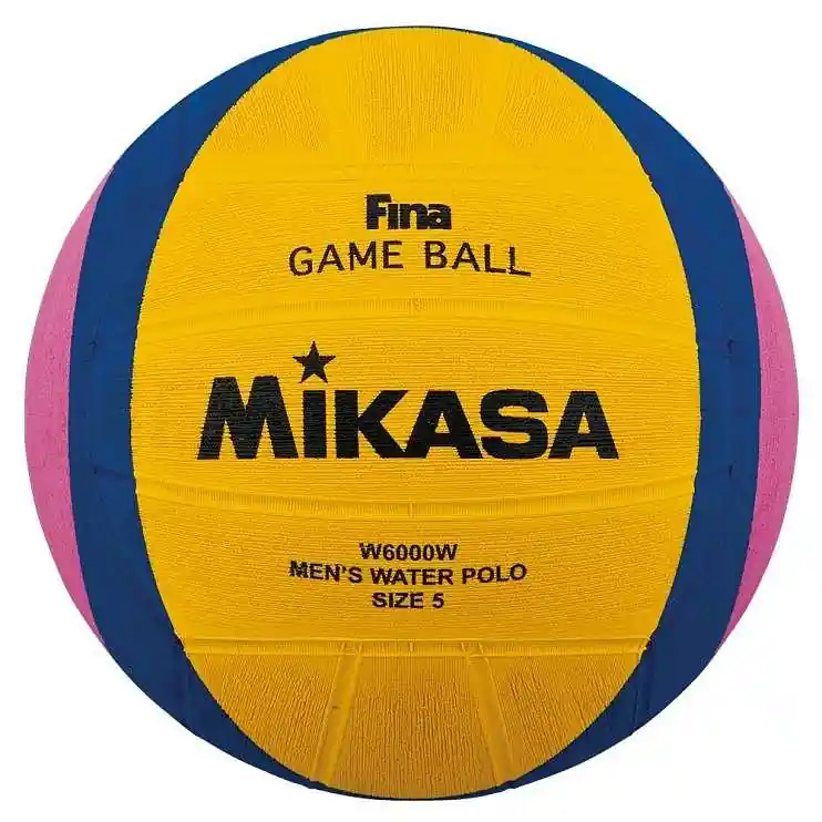 Nejprodávanější MÍČ VODNÍ POLO MIKASA FINA W6000W žluto/fialovo/růžový