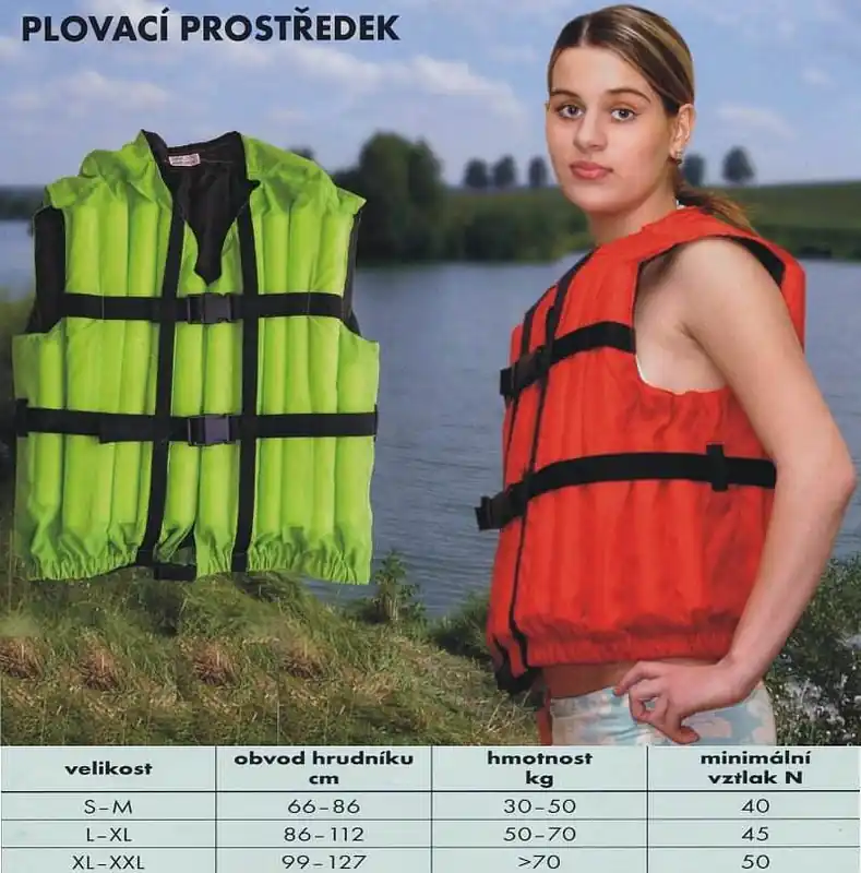 Víkendová Akce Vesta vodácká XL-XXL - žlutá