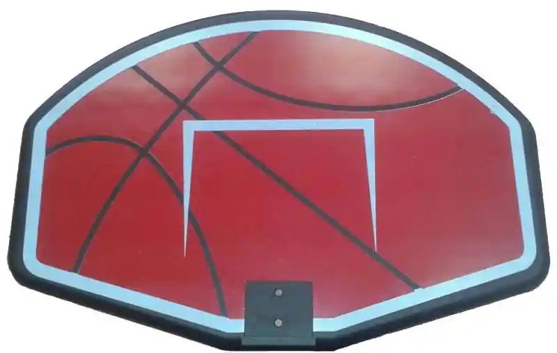 Panel na basket s košem a síťkou SEDCO červený velikost 75X52X2,5cm Super Cena