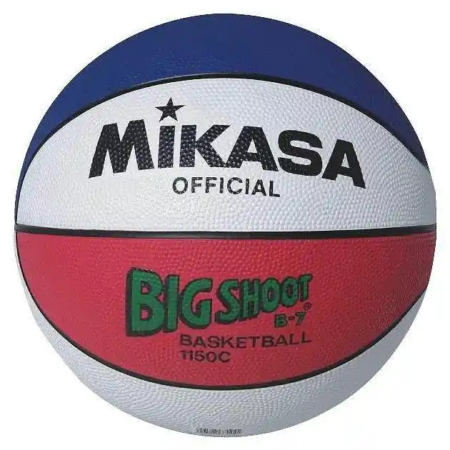 Míč basketbalový MIKASA 1150C - červená/modrá Nová Kolekce