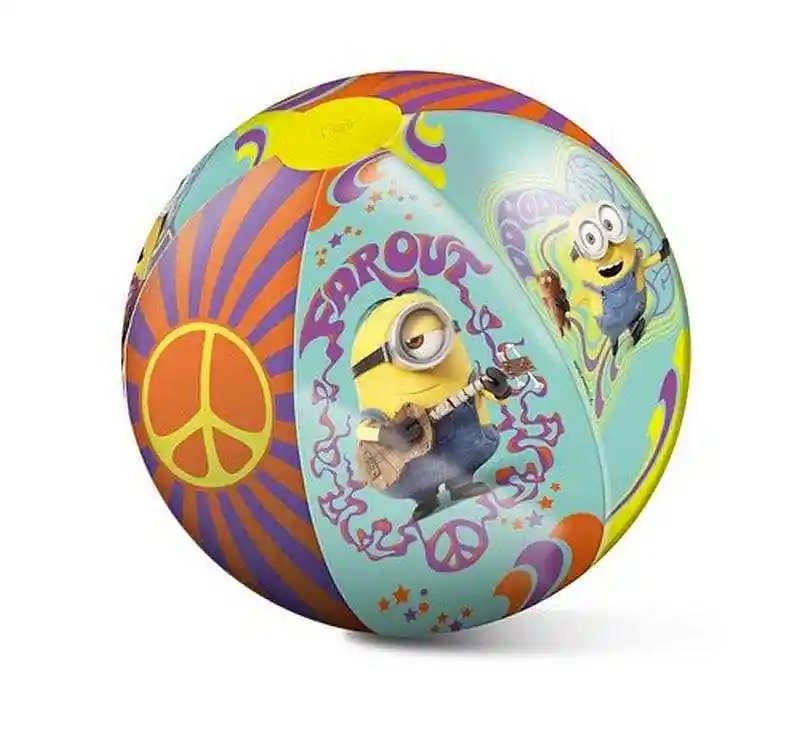 Časově Omezené Nafukovací plážový míč MONDO MINIONS - vícebarevná
