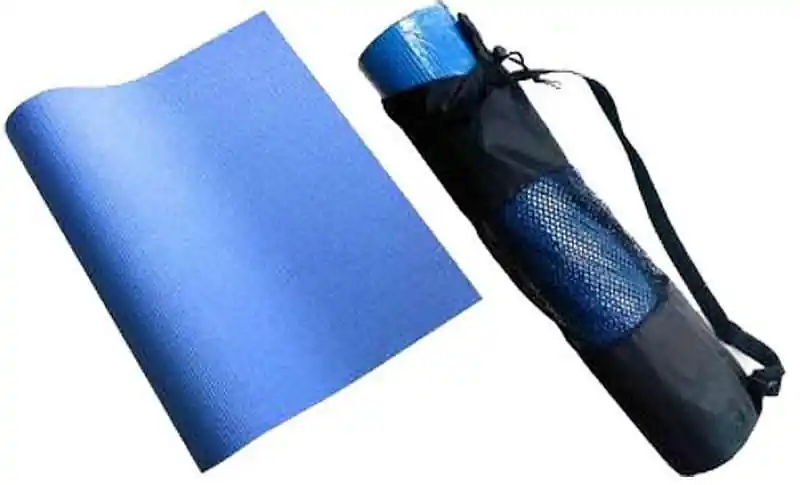 Karimatka na cvičení YOGA+obal SEDCO 4 mm 172x60x0,4cm - modrá Poslední Šance