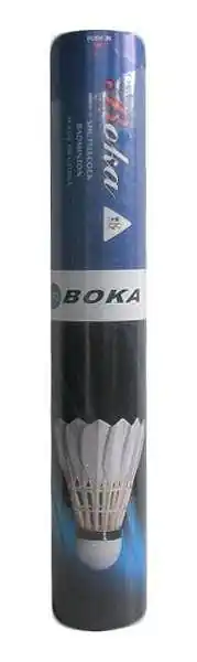 Míček badminton peří EVA BK501-tuba 12ks - bílá Autentický