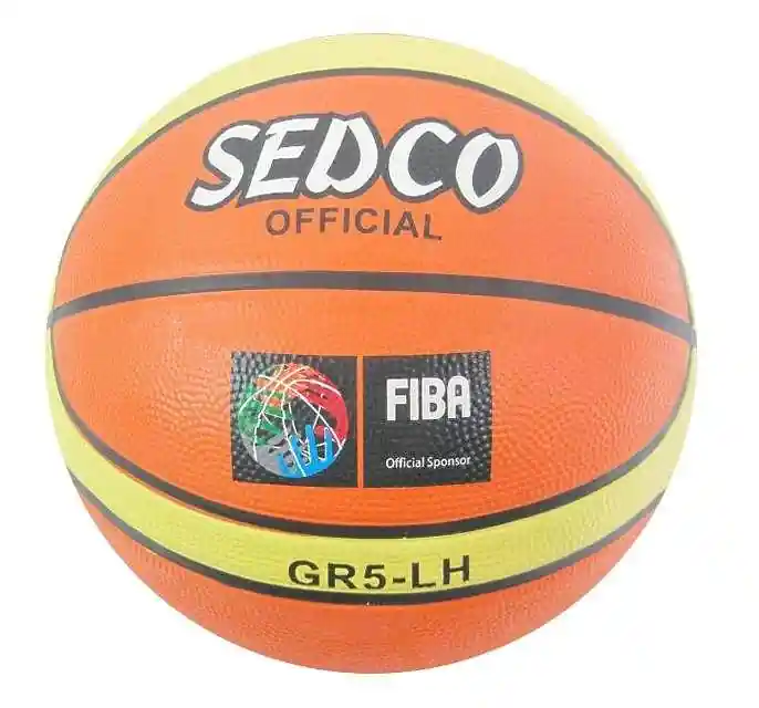 Míč basket SEDCO ORANGE SUPER 5 - hnědá Ověřený