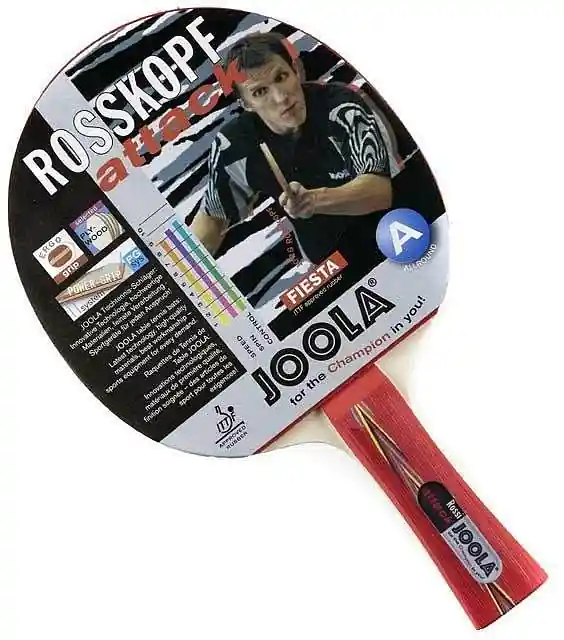 Pálka na stolní tenis JOOLA ROSSKOPF ATTACK - Černá Nejlepší Cena
