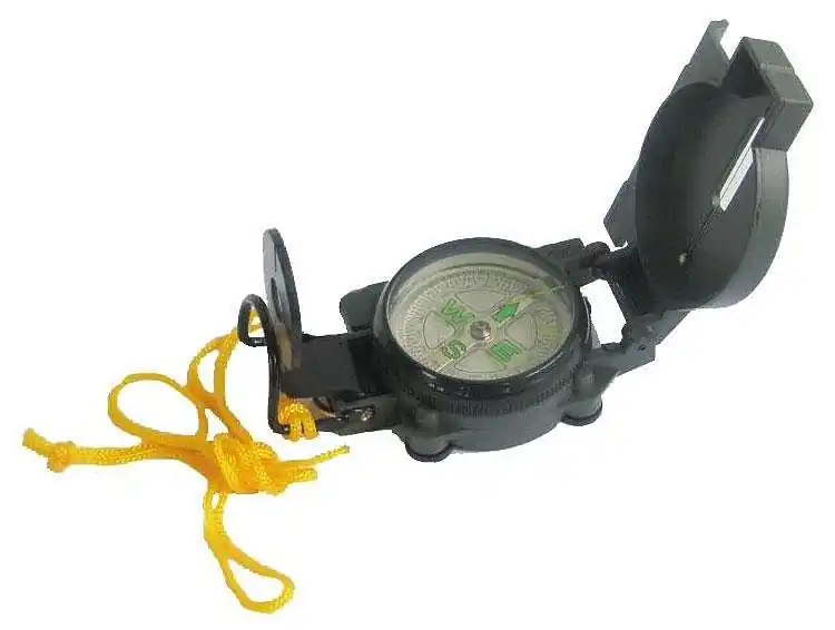 Značkový Buzola vojenská RICHMORAL velikost 80x57 mm, tmavě zelená