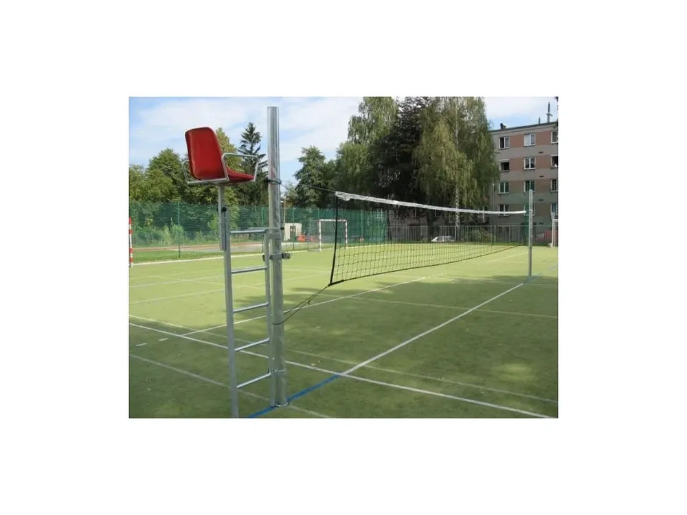Volejbalové sloupky (ZN), prům.102 mm, bez pouzder a víček (CERTIFIKÁT) Jen Po Omezenou Doba