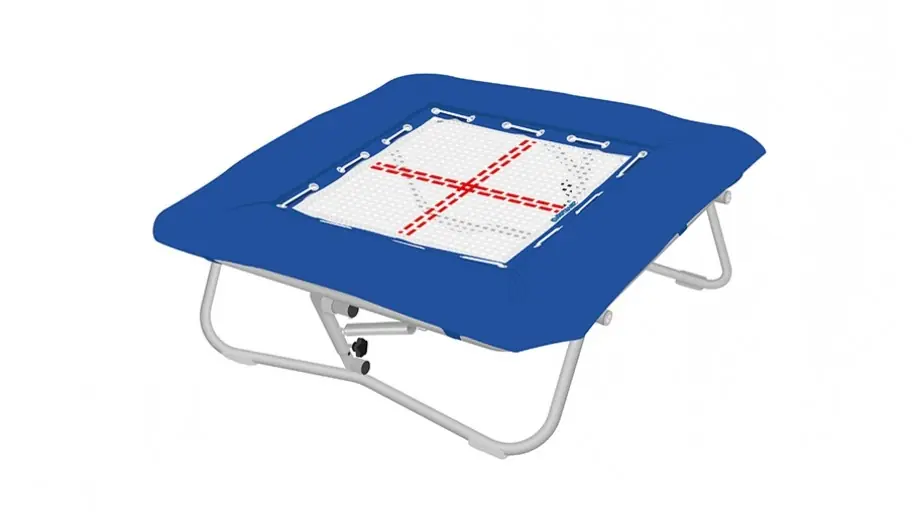 Expresní Doručení Minitrampolína - 125 x 125, ocelové pružiny, nylonové pásky