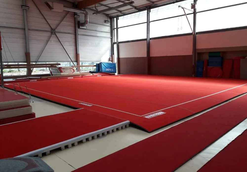 Odpružená gymnastická podlaha 14 x 14 m Značkový