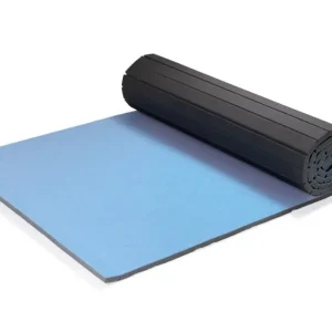 Gymnastický koberec Flexiroll - 6x2 m, 40 mm - modrá Značkový