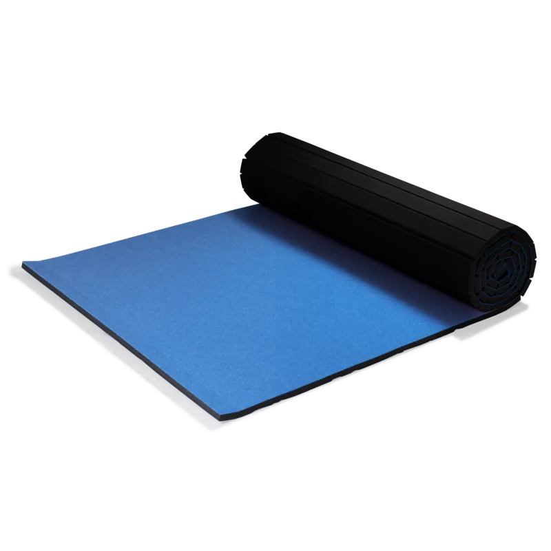 Autentický Gymnastický koberec Flexiroll - plocha 12x12 m, 40 mm - modrá