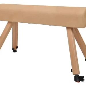 Cenově Výhodný Gymnastický kůň - přírodní useň, bez madel