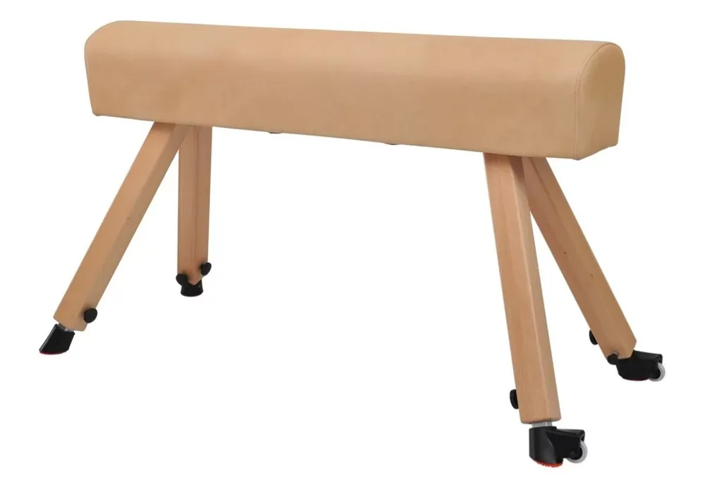 Cenově Výhodný Gymnastický kůň - přírodní useň, bez madel