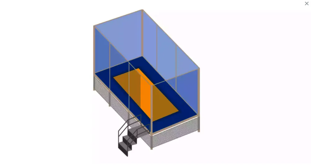 Nejprodávanější Trampolína EUROTRAMP Stationary OUTDOOR