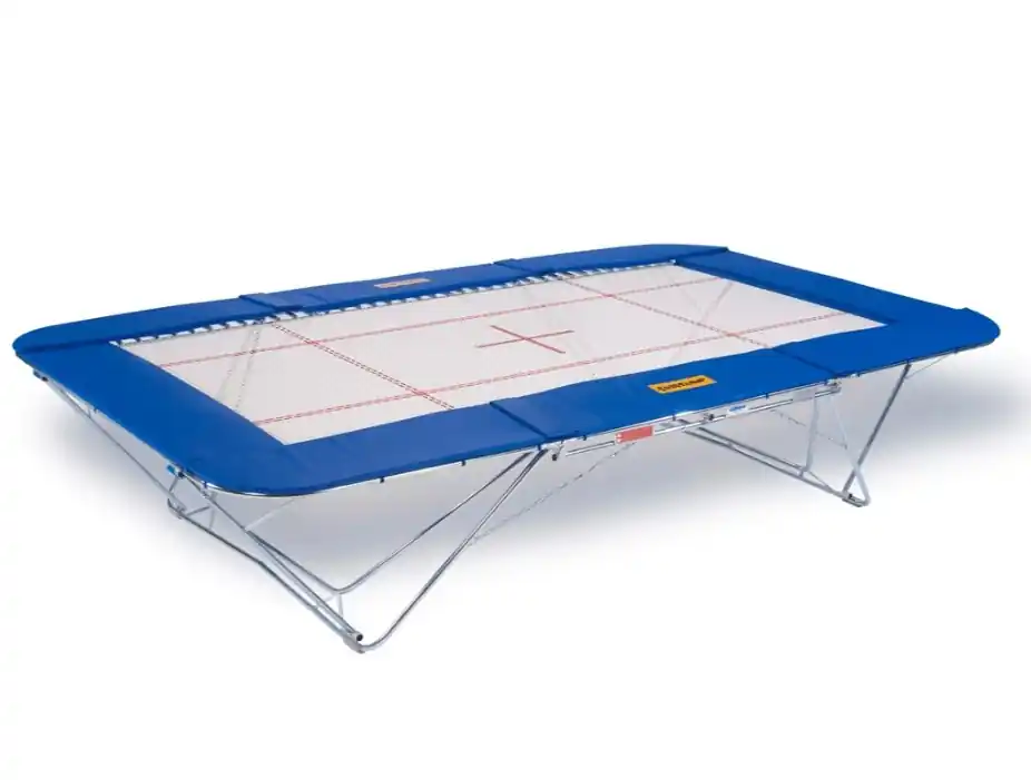 Časově Omezené Tréninková trampolína Grand Master 45x45, 32mm vč. zvedacího vozíku na kolečkách