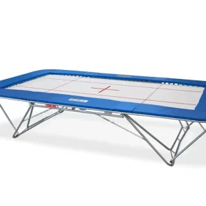 Ihned K Objednání Tréninková trampolína Grand Master - syntetická odrazová plocha, 32mm vč. zvedacího vozíku na kolečkách "Safe & Comfort"
