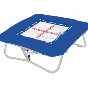 Minitrampolína - 112 x 112, ocelové pružiny, nylonové pásky Must-Have