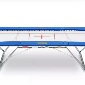 Dokud Zásoby Vydrží Soutěžní trampolína Ultimate 5x4, 32mm vč. zvedacího vozíku na kolečkách "Safe & Comfort" - Certifikace FIG