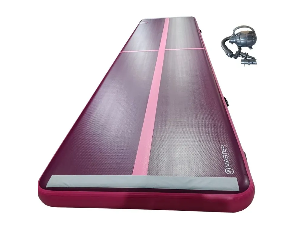 Airtrack MASTER S-Pro nafukovací žíněnka 600 x 150 x 20 cm - fialová - růžová Bezpečná Platba