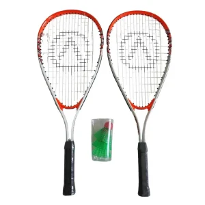 Speed badmintonový set SPARTAN 53580 - oranžový Levný
