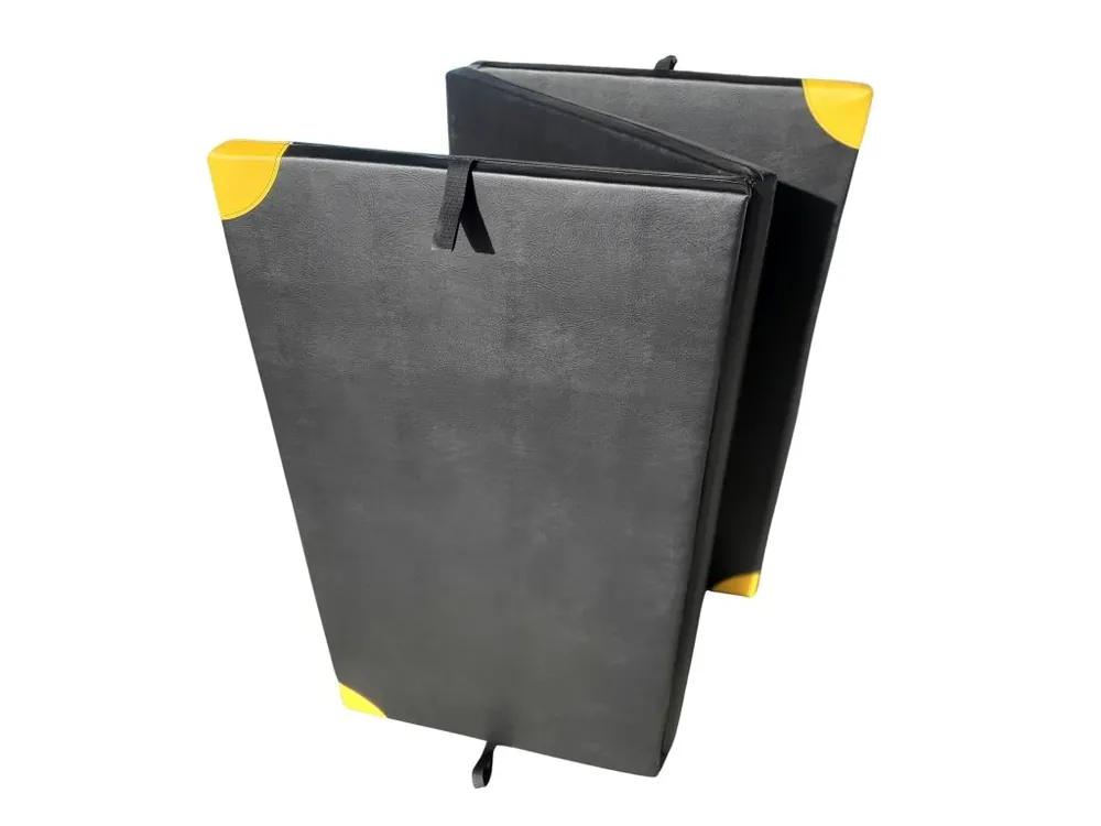 Žíněnka MASTER skládací třídílná PE Lightweight - 200 x 120 x 5 cm - černá Nejlepší Volba