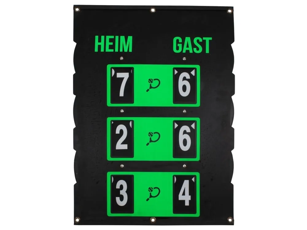 Aktuální Scoreboard DE tenisový ukazatel skóre