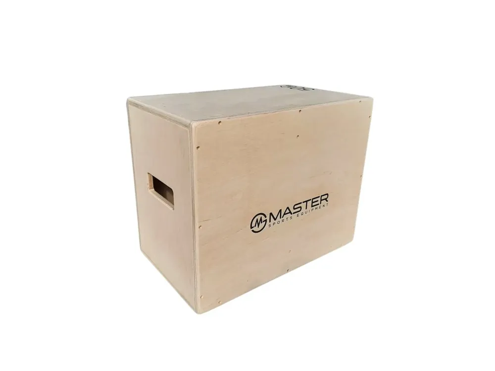 Sleva Tréninkový plyo box MASTER wood 75 x 60 x 50 cm