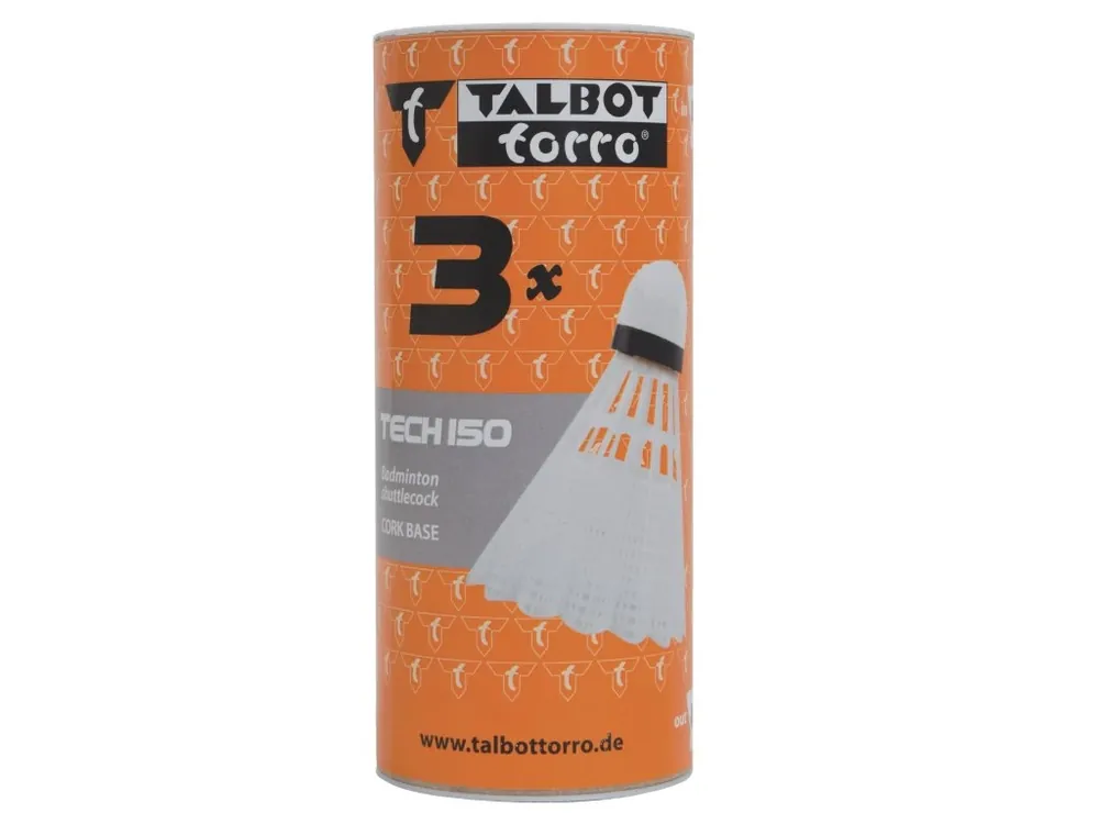 Badmintonové míčky TALBOT TORRO Tech 150 3 ks Super Cena